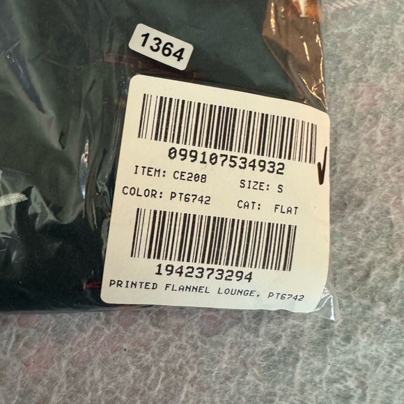 J.Crew Men’s Flannel Lounge Pants Green Print S - Picture 5 of 5